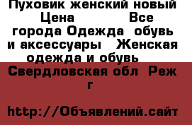 Пуховик женский новый › Цена ­ 2 600 - Все города Одежда, обувь и аксессуары » Женская одежда и обувь   . Свердловская обл.,Реж г.